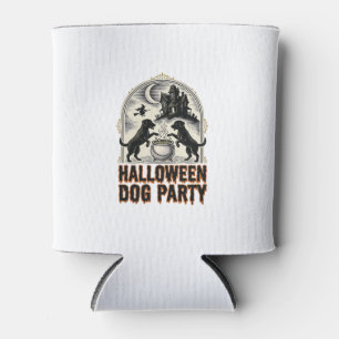 Rafraîchisseur Pour Canette Fête de chien d'Halloween Dessin de chaudron de so