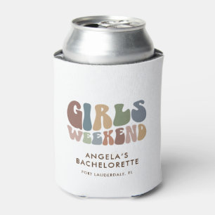 Rafraîchisseur Pour Canette Fête de Filles de Bachelorette Rétro Week-end de M
