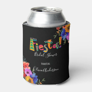 Rafraîchisseur Pour Canette Fête de mariage Floral Aquarelle Coloré
