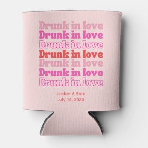 Rafraîchisseur Pour Canette Fête des mariées Favoriser Drunk in Love Rose