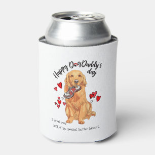 Rafraîchisseur Pour Canette Fête des pères heureuse de votre golden retrieve