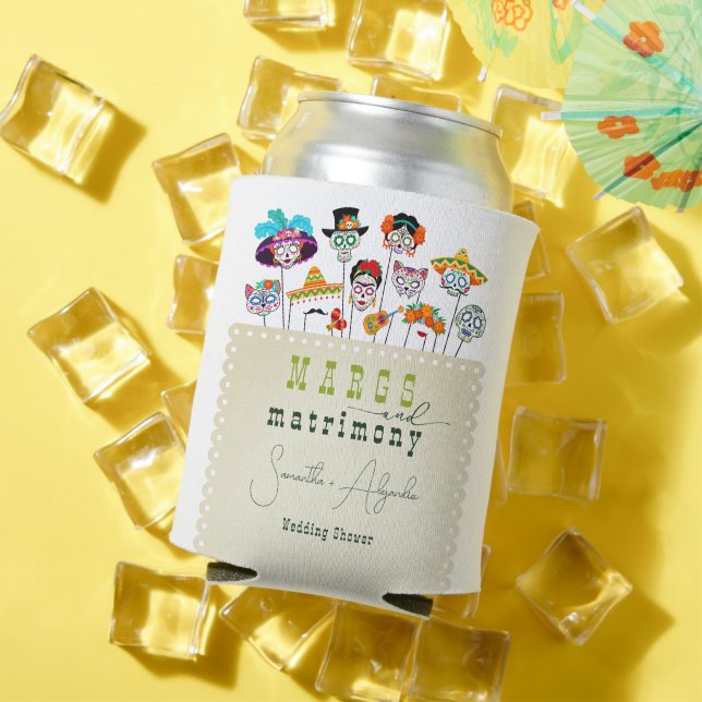 Rafraîchisseur Pour Canette Fête Mexicaine Margs et Mariage pour les Futurs Ma (Été in situ)