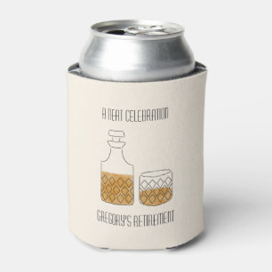 Rafraîchisseur Pour Canette Fête Neat Whiskey Retraite Party Favoriser