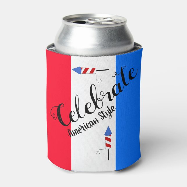 Rafraîchisseur Pour Canette Fêter le style américain (Can devant)
