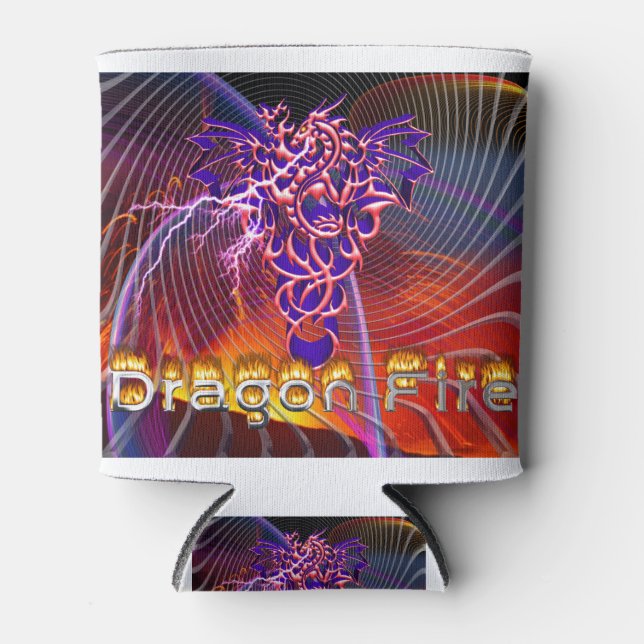 Rafraîchisseur Pour Canette Feu de dragon (Devant)
