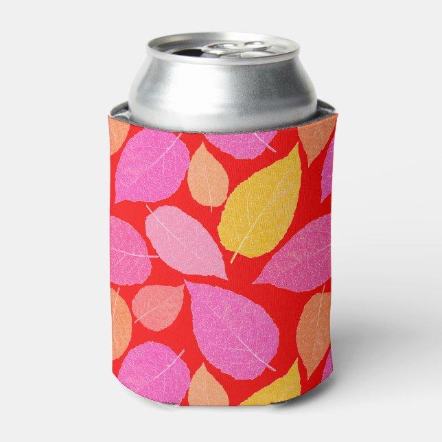 Rafraîchisseur Pour Canette Feuilles d'automne. (Can devant)