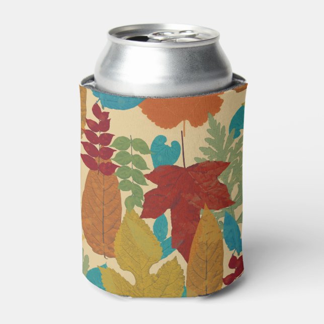Rafraîchisseur Pour Canette Feuilles d'automne colorées (Can devant)