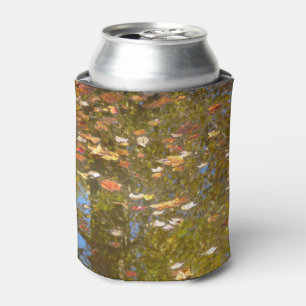 Rafraîchisseur Pour Canette Feuilles d'automne et réflexion sur le cours d'eau