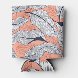 Rafraîchisseur Pour Canette Feuilles de la Jungle Motif Tropical sans couture
