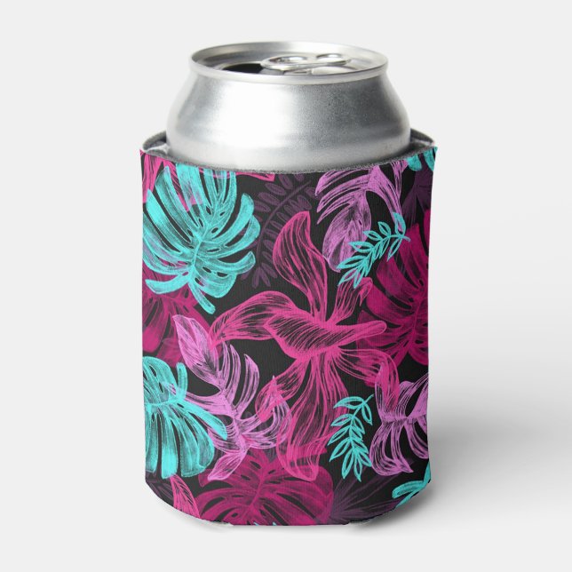 Rafraîchisseur Pour Canette Feuilles tropicaux (Can devant)
