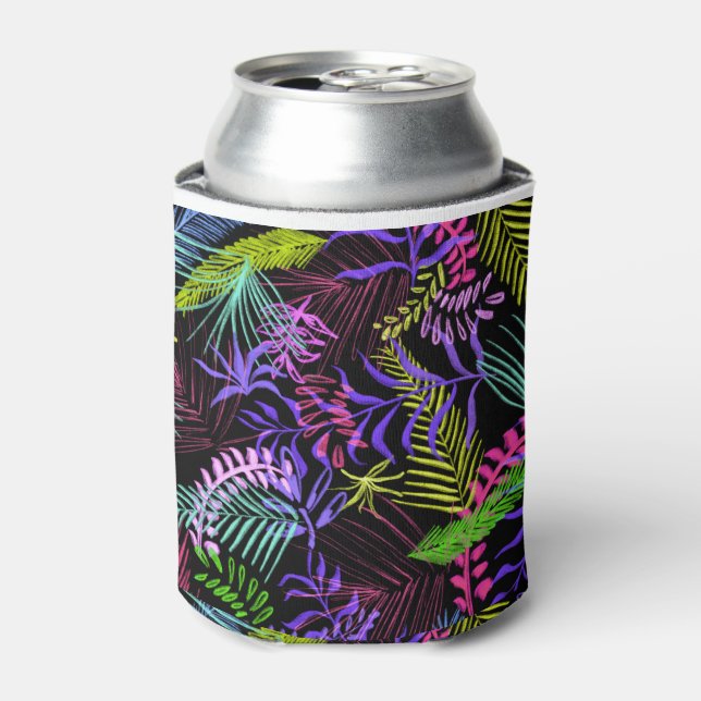 Rafraîchisseur Pour Canette Feuilles tropicaux (Can devant)