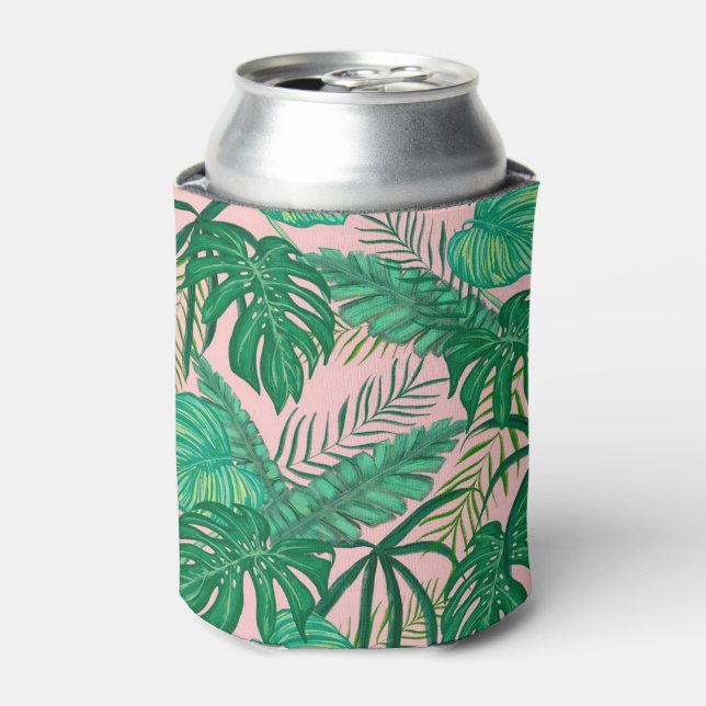 Rafraîchisseur Pour Canette Feuilles tropicaux (Can devant)