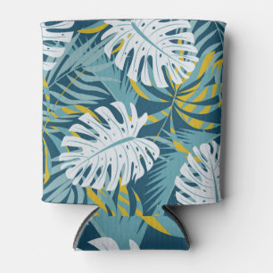 Rafraîchisseur Pour Canette Feuilles tropicaux colorés, modèle abstrait origin