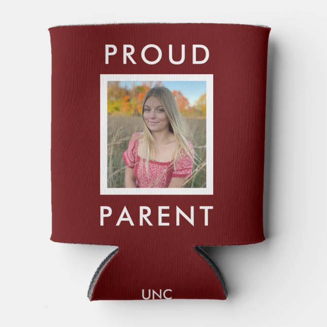 Rafraîchisseur Pour Canette Fière Photo Parente 2022 Graduation Can Cooler (Devant)