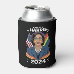 Rafraîchisseur Pour Canette Fierté gay Kamala Harris 2024 Vice-présidente LGBT