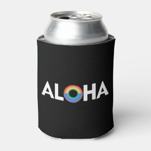 Rafraîchisseur Pour Canette Fierté LGBTQ Aloha Rainbow Island Hawaii
