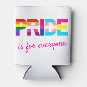 Rafraîchisseur Pour Canette Fierté LGBTQ Couleurs arc-en-ciel Typographie