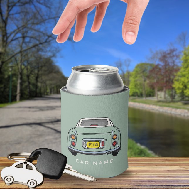 Rafraîchisseur Pour Canette Figarines Emerald Green Figaro Nom Can Cooler (Add your initials and figaro car name. Perfect can cooler for the emerald green figaro owner)