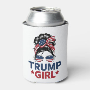 Rafraîchisseur Pour Canette Fille Trump Bun Méssy Trump 2024 Élection Américai