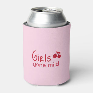 Rafraîchisseur Pour Canette Filles Devenues Sages Rose et Rouge Cerise Enterre