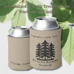 Rafraîchisseur Pour Canette Fir Beige personnalisé Bachelor Week-end<br><div class="desc">Fir Beige Personnalisé Bachelor Week-end Can Cooler Personnalisé Can Coolers sont les gardiens parfaits pour vos amis de se souvenir de votre journée spéciale. Bravo à une fête de célibataire amusante et mémorable ! Ajoutez votre libellé personnalisé à cette conception à l'aide des cases "Modifier ce modèle de conception" situées...</div>