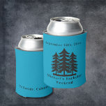 Rafraîchisseur Pour Canette Fir bleu personnalisé Bachelor Week-end<br><div class="desc">Fir bleu personnalisé Bachelor Week-end Can Cooler Personnalisé Can Coolers sont les gardiens parfaits pour vos amis de se souvenir de votre journée spéciale. Bravo à une fête de célibataire amusante et mémorable ! Ajoutez votre libellé personnalisé à cette conception à l'aide des cases "Modifier ce modèle de conception" situées...</div>
