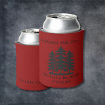 Rafraîchisseur Pour Canette Fir rouge personnalisé Bachelor Week-end<br><div class="desc">Fir rouge personnalisé Bachelor Week-end Can Cooler Personnalisé Can Cooler sont les gardiens parfaits pour vos amis de se souvenir de votre journée spéciale. Bravo à une fête de célibataire amusante et mémorable ! Ajoutez votre libellé personnalisé à cette conception à l'aide des cases "Modifier ce modèle de conception" situées...</div>