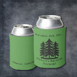 Rafraîchisseur Pour Canette Fir vert personnalisé Bachelor Week-end<br><div class="desc">Fir vert personnalisé Bachelor Weekend Can Cooler Personnalisé Can Coolers sont les gardiens parfaits pour vos amis de se souvenir de votre journée spéciale. Bravo à une fête de célibataire amusante et mémorable ! Ajoutez votre libellé personnalisé à cette conception à l'aide des cases "Modifier ce modèle de conception" situées...</div>