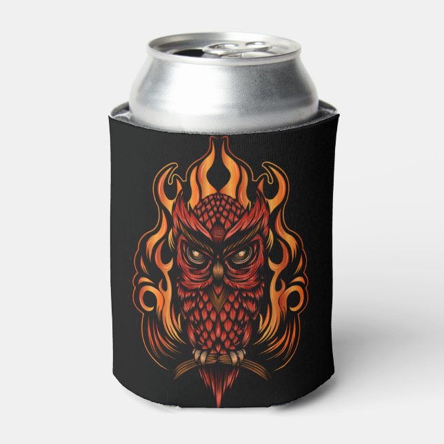Rafraîchisseur Pour Canette Fire owl (Can devant)