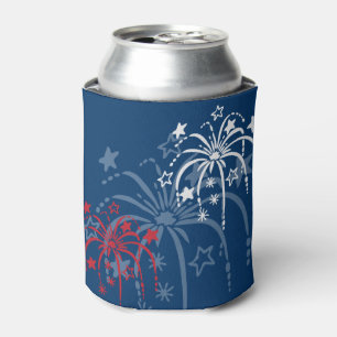 Rafraîchisseur Pour Canette Fireworks Patriotic Can Cooler
