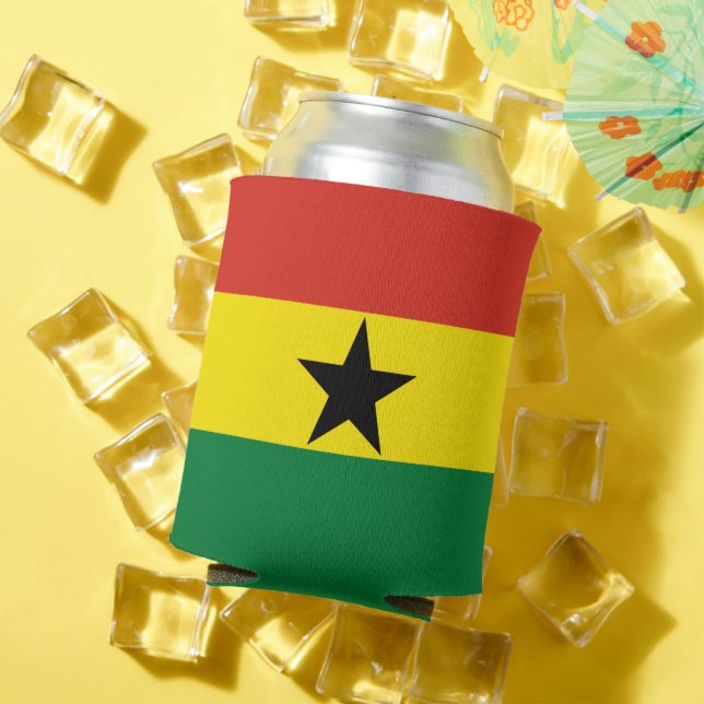 Rafraîchisseur Pour Canette Flag du Ghana (Été in situ)