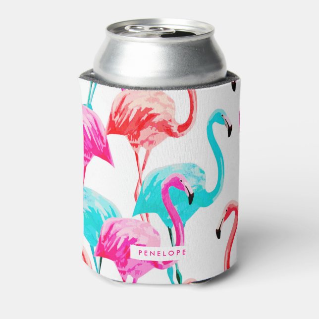 Rafraîchisseur Pour Canette Flamants roses mignons (Can Dos)