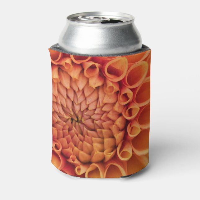 Rafraîchisseur Pour Canette Fleur Centre Orange Dahlia (Can Dos)