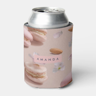 Rafraîchisseur Pour Canette Fleur d'amande de macaron pastel mignonne personna