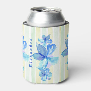 Rafraîchisseur Pour Canette Fleur de aquarelle personnalisée