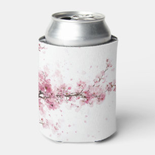Rafraîchisseur Pour Canette Fleur de cerisier rose Sakura aquarelle floral mig