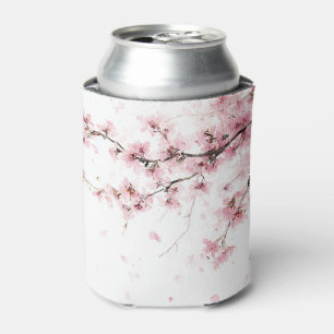 Rafraîchisseur Pour Canette Fleur de cerisier rose Sakura aquarelle floral mig