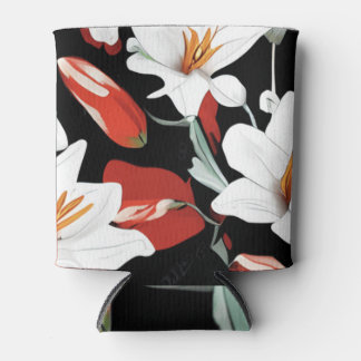 Rafraîchisseur Pour Canette Fleur hawaïenne peut refroidir