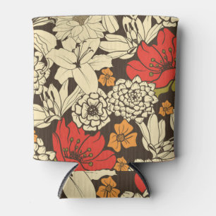 Rafraîchisseur Pour Canette Fleur rouge : Splendeur incolore