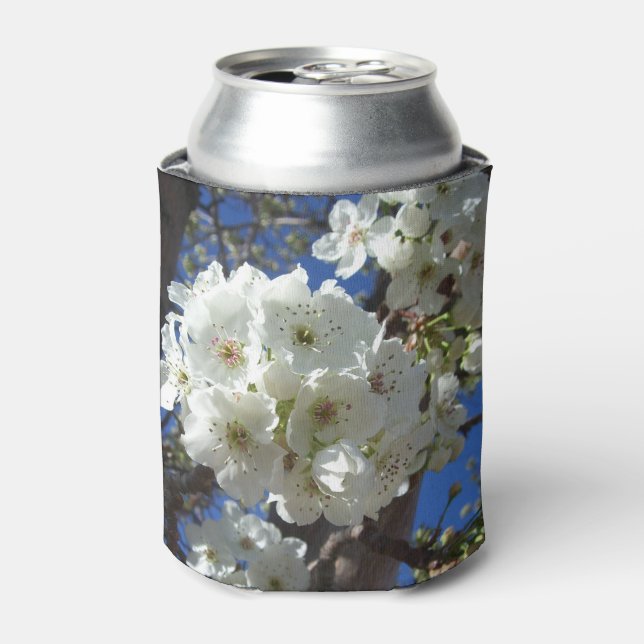 Rafraîchisseur Pour Canette Fleurs Blanches I Arbre Fleurissant de Printemps (Can devant)