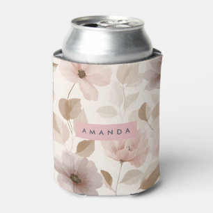 Rafraîchisseur Pour Canette Fleurs d'amandier à l'aquarelle élégantes et perso