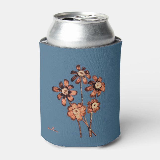 Rafraîchisseur Pour Canette Fleurs de Cônes de Pin (Can devant)