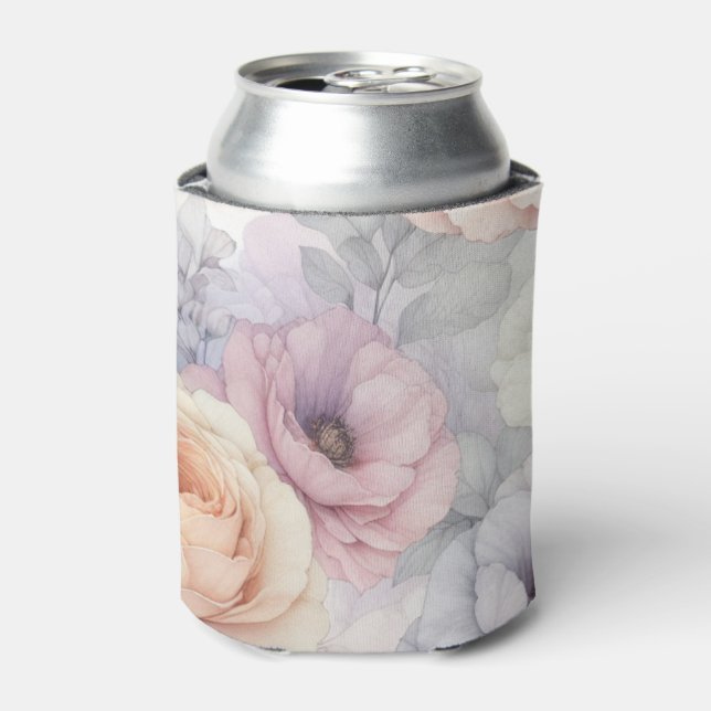 Rafraîchisseur Pour Canette Fleurs de rose élégantes (Can devant)