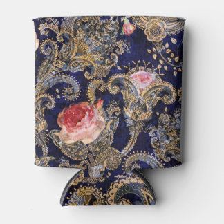Rafraîchisseur Pour Canette Fleurs décoratives colorées Batik
