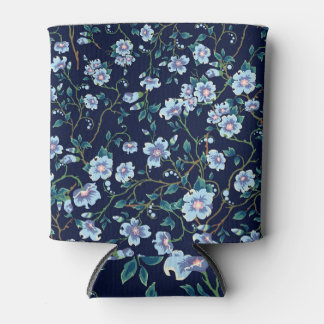 Rafraîchisseur Pour Canette Fleurs pour enfants : bleu foncé transparent