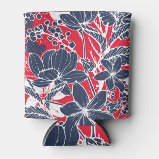 Rafraîchisseur Pour Canette Fleurs vintages Creusées À La Main, Motif Élégant.