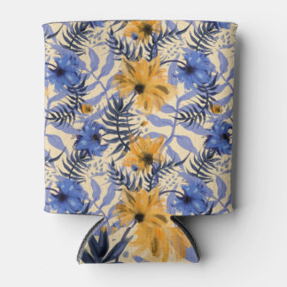 Rafraîchisseur Pour Canette Floral Abstrait : Aquarelle Motif moderne