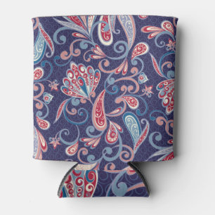 Rafraîchisseur Pour Canette Floral Ethnique : Abstrait Oriental Sans Seamless.