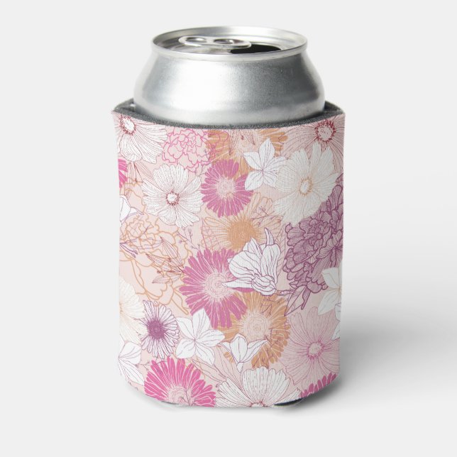 Rafraîchisseur Pour Canette Floral Sans Couture  (Can Dos)