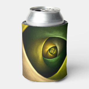 Rafraîchisseur Pour Canette Flore verte Florale moderne Art Abstrait Motif #23